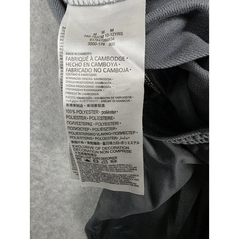 Jordan Pants‎ Boys Medium Gray White Track Athletic Joggers 10-12 Yrs Polyester - Picture 4 of 9